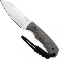 Kizer Cutlery Field Mouse 1135A3, Stonewashed 14C28N, Gray Norplex UltreX Micarta Fahrtenmesser, Jakeb Ginsberg Design