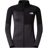 The North Face - Fleece aus Polartec&reg; - W Polartec Powergrid Stormgap Jacket Asphalt Grey TNF Black für Damen - Größe S - Grau