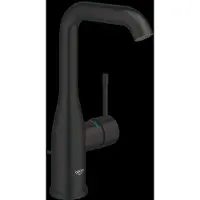 GROHE Essence Waschtischarmatur mit Ablaufgarnitur matt schwarz 326282431