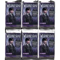 Hasbro Panini WEDNESDAY MYSTERY Trading Cards – 1 booster pack – 6 cards