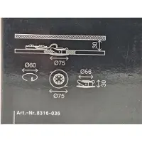 Briloner LED Einbauleuchten Set IP44 dimmbar 3-tlg 3x5,5W 3x470 lm 3000 K weiß
