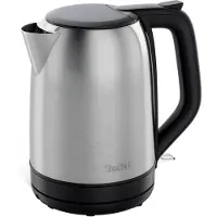 Tefal Subito Mini KO5S2DE0, 1 l, 2400 W, Schwarz, Edelstahl, Edelstahl, Wasserstandsanzeige, Drahtlos