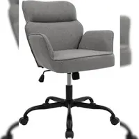 CLP Bürostuhl Amado Stoff Stoff HBT: 86x62x68 cm grau