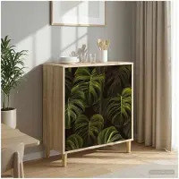 vidaXL Sideboard ELBURG Sonoma 69 x 33 x 75 cm Holzwerkstoff