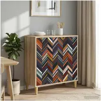 vidaXL Sideboard OMMEN Sonoma 69 x 33 x 75 cm Holzwerkstoff