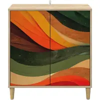 vidaXL Sideboard BONN Sonoma 69 x 33 x 75 cm Holzwerkstoff