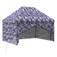 vidaXL Pop-up Pavillon mit 4 Seitenwänden 2,95 x 4,1 m