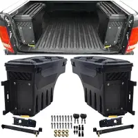Carparts Abschließbare Ladeflächenboxen aus ABS-Kunststoff für VW Amarok ab 2010