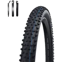 Schwalbe 1 x Faltreifen Rocket Ron Evolution Super Ground 29 x 2,25 (57-622) Schwarz inkl. Reifenheber