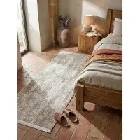 KADIMA DESIGN Läufer pflegeleicht Beige 80x150 cm - VARA