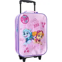 Vadobag Paw Patrol Kinder Trolley-Koffer Star Of The Show rosa hellblau mit 2 Rollen