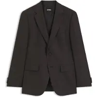 BOSS Slim-Fit Blazer aus fein gemusterter Stretch-Wolle Grösse 48
