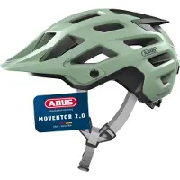 ABUS MTB-Helm Moventor 2.0 - komfortabler Fahrradhelm fürs Gelände - All-Mountain-Helm - für Damen und Herren - Grün, S