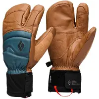 Black Diamond - Drei-Finger-Handschuhe aus PrimaLoft – Unisex – Spark Finger Gloves - Spark Finger Gloves Rye Midnight Blue für Herren aus Leder -