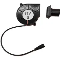 Melitt 7530 PWM-LuftgebläSe 12 V 0,2 ein AC-Betriebener LüFter für Grill-Camping-Picknick-FeuerwehrgeräTe