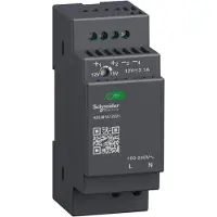 Schneider Electric Modicon switchmode strømforsyning modular til DIN-skinne med 12 VDC 25 W-2,1 A udgang og 100-240 VAC