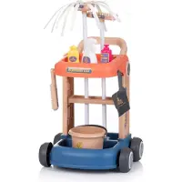 Chipolino Spielzeug-LKW Lidov, zusammenklappbarer Rollwagen mit Handlauf, Zubehör, 34x38x37 cm, ab 3 Jahren