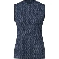 Street One Shirttop Sommertop mit grafischem Muster und Turtleneck