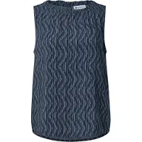 Street One Blusentop , Damen, Gr. 38, blau (ashen blau), Web, Obermaterial: 100% Viskose, gemustert, normal hüftbedeckend, Rundhals, abgesteppte Kante, Blusen Blusentop, Blusentop mit grafischem Muster