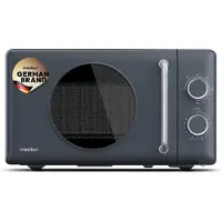 Medion Retro Mikrowelle mit Grill - 20 Liter klein & kompakt - sandbeige
