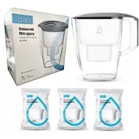 Dafi Start 4 l Kanne + 3 Unimax Filter-Kalenderanzeige, leichtes Befüllen