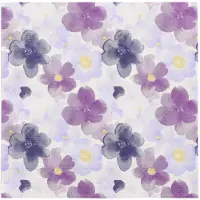 Papstar Servietten, 3-lagig 1/4-Falz 33 cm x 33 cm "Aquarell Flowers", 10 x 20 Stück 200 Stück