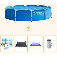 Intex Frame Pool Rund - 366x76 cm - 5-teilig S21006