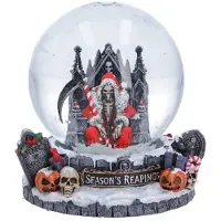 Nemesis Now Nemesis - Silent Nightmares - Seasons Reaping Snow Globe