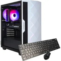 GameMax Gaming-PC Diamond WT 7612 AMD Ryzen 5 5500 16GB RAM 1TB SSD RTX 5050 Windows 11