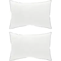 vidaXL Kopfkissen 2 stk. 60 x 80 cm Australische Wolle Weiß