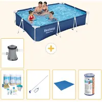 Bestway Steel Pro Rechteckig - 300x201x66 cm - 6-teilig S22080