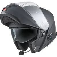 Bogotto H272 Bluetooth Klapphelm, schwarz matt, XS (53/54)