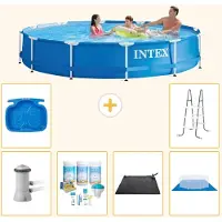 Intex Frame Pool Rund - 366x76 cm - 7-teilig S21030