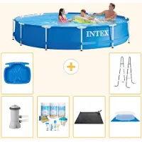 Intex Frame Pool Rund - 366x76 cm - 7-teilig S21030