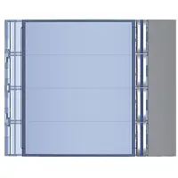 Legrand 352043 Frontblende Ruftastmodul 4Rt Allstreet