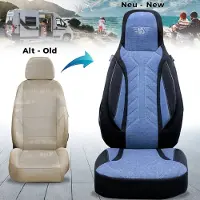 BREMER SITZBEZÜGE Wohnmobil Sitzbezüge & Schonbezüge für Ford Nugget Transit Custom | Passgenaue Vordersitzbezüge | Teilintegriert, Kastenwagen & Alkoven | Sitzbezug Fahrer & Beifahrersitz