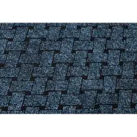 Rugsx Türmatte rutschfest 100 cm VECTRA 800 Draußen, Innen blau 100x190 cm