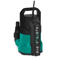 Vonroc Tauchpumpe Klarwasser - 550 W - 17.000 l/h | Flachabsaugung und Sensoren