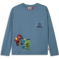 LEGO kidswear LWTAJ 711 - T-shirt Long Sleeve dusty blue (522) 104
