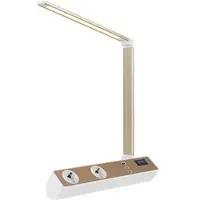 Momax LED-Schreibtischleuchte Multi Weiß/Roségold max. 6 Watt Schreibtischlampe