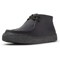 Camper für Herren. K300530-006 Peu Terreno Stiefeletten aus Leder schwarz (41), Wohnung, Schnürsenkel, Lässig
