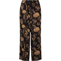 Hunkemoller Pyjamahose Woven Print Schwarz