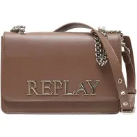 Replay Umhängetasche Crossbody Bag Dark Brown dunkelbraun