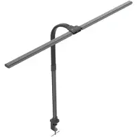 Avide ABLDL-DOUBLE-18W, Schwarz, Aluminium, Acrylnitril-Butadien-Styrol (ABS), Universal, IP20, 1 Glühbirne(n), 18 W