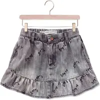 Sproet & Sprout Mädchen Röcke Denim Skirt - Grijs - Größe 128
