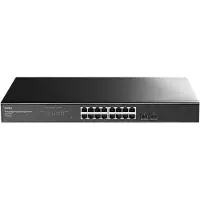 Cudy 16-Port Gigabit Cloud Easy-Managed Switch with 2 SFP, GS1016ES2 1.0, Managed, L2, Gigabit Ethernet (10/100/1000), Rack-Einbau