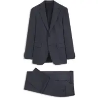 BOSS Regular-Fit Zweiteiler aus italienischer Schurwolle Grösse 48