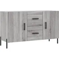 vidaXL Sideboard Grau Sonoma 100x36x60 cm Holzwerkstoff