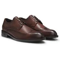BOSS Leder-Derbys mit Budapester-Nähten Grösse 40.5