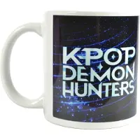 K POP Demon Hunters - Kaffeebecher, Logo (Weiß/Blau)